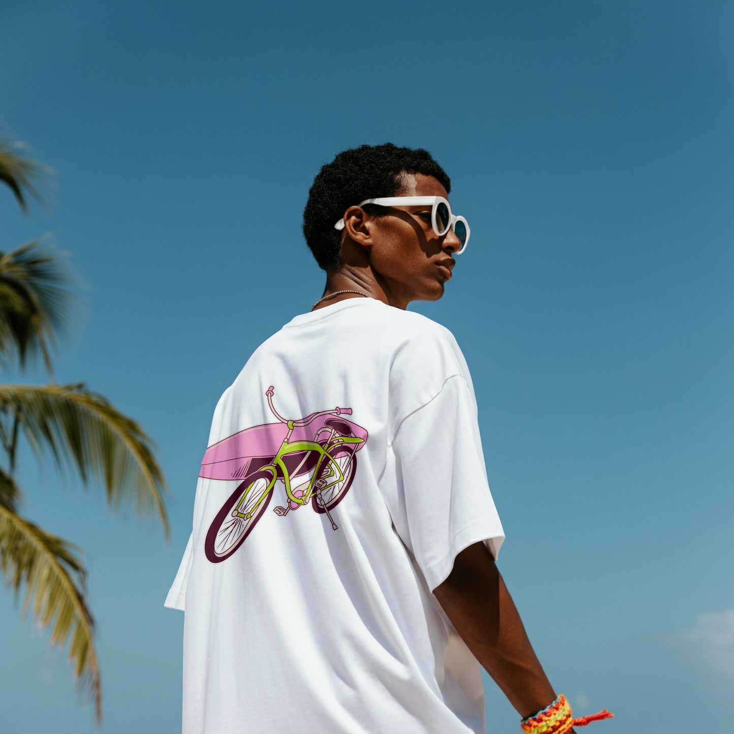 Ocean bike Backprint